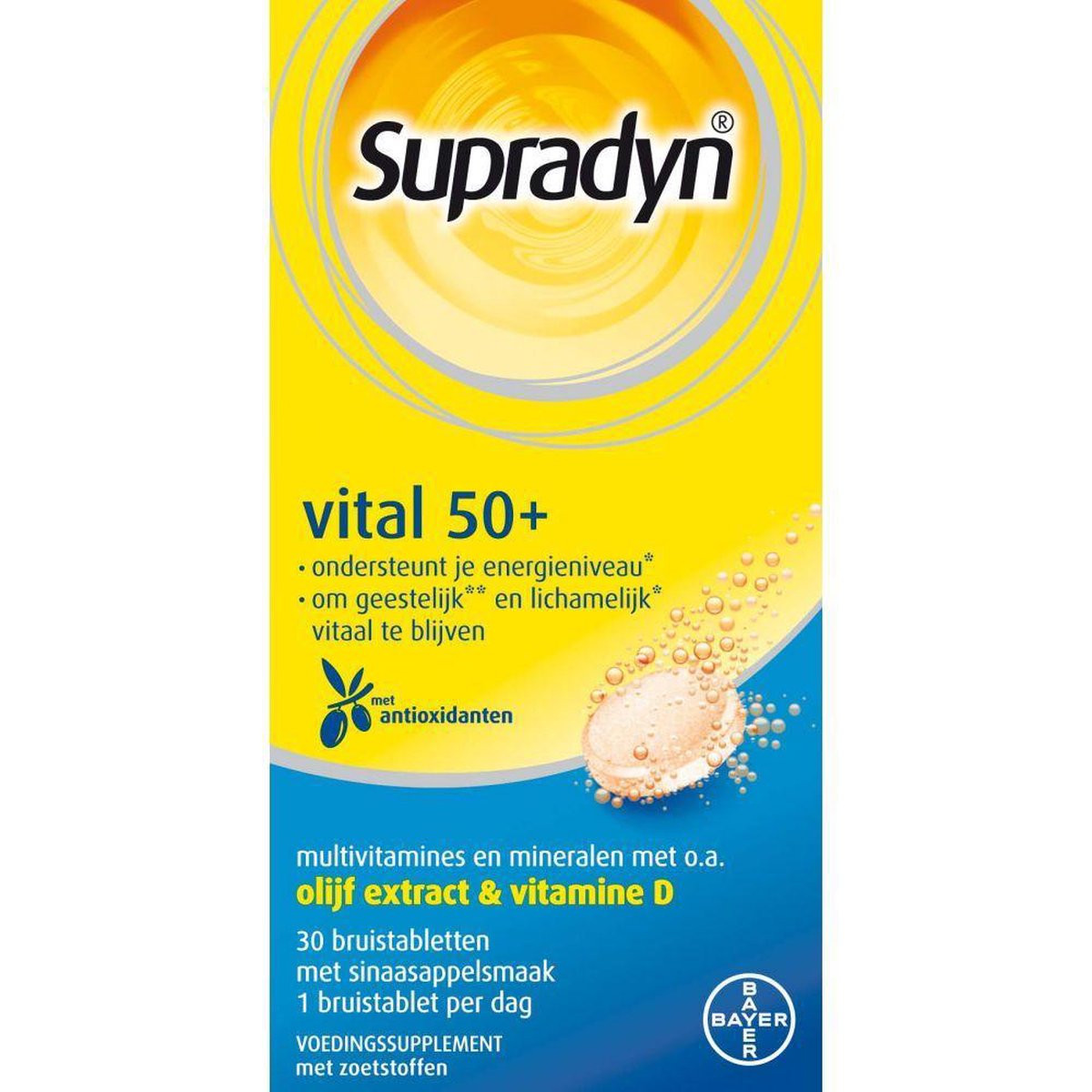 Supradyn Vital 50+ Bruistabletten
