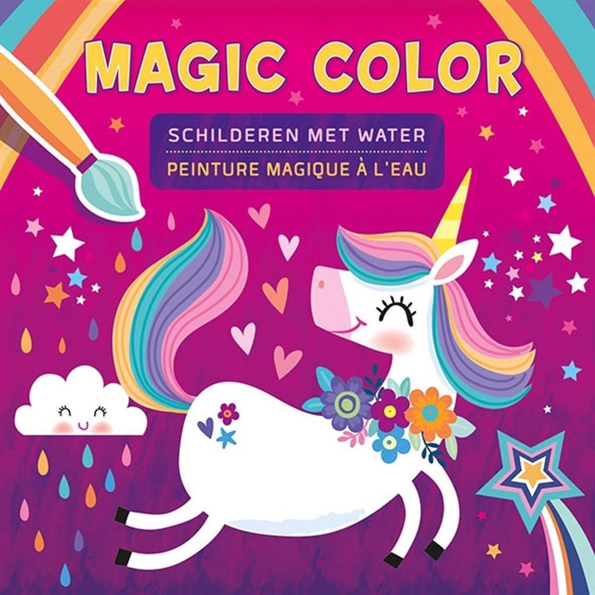 Unicorn kleurboek/ verfboek “magic color”