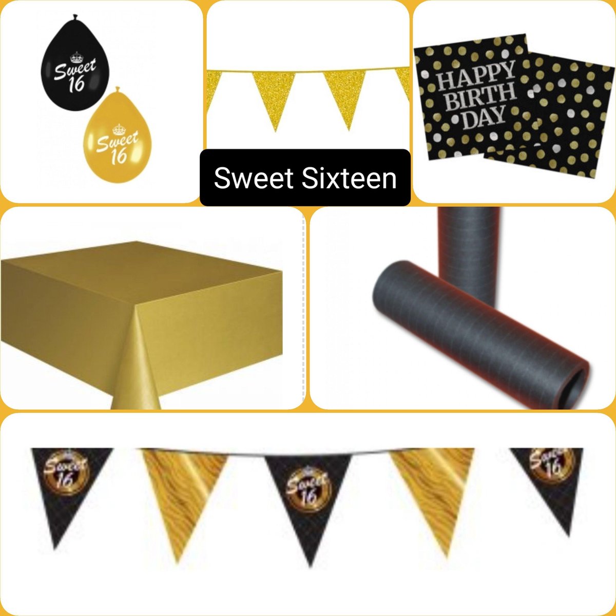 Sweet Sixteen Versierpakket 