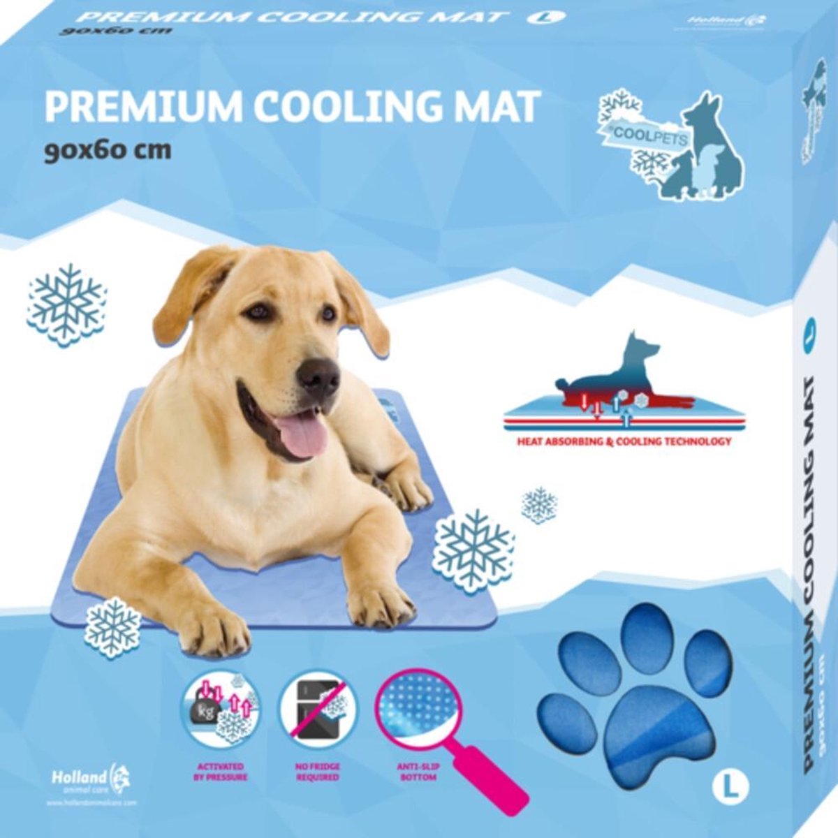 Coolpets Premium Cooling Mat  Large - 90x60 cm