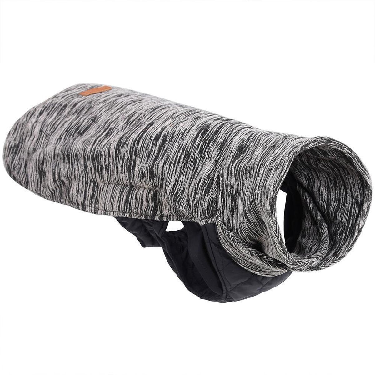 Nordic Style - Lange nek sweater - omkeerbaar -  XXXL - GRIJS