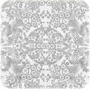 MixMamas Paraiso/Barok Tafelzeil - 120 x 270 cm - Wit / Zilver