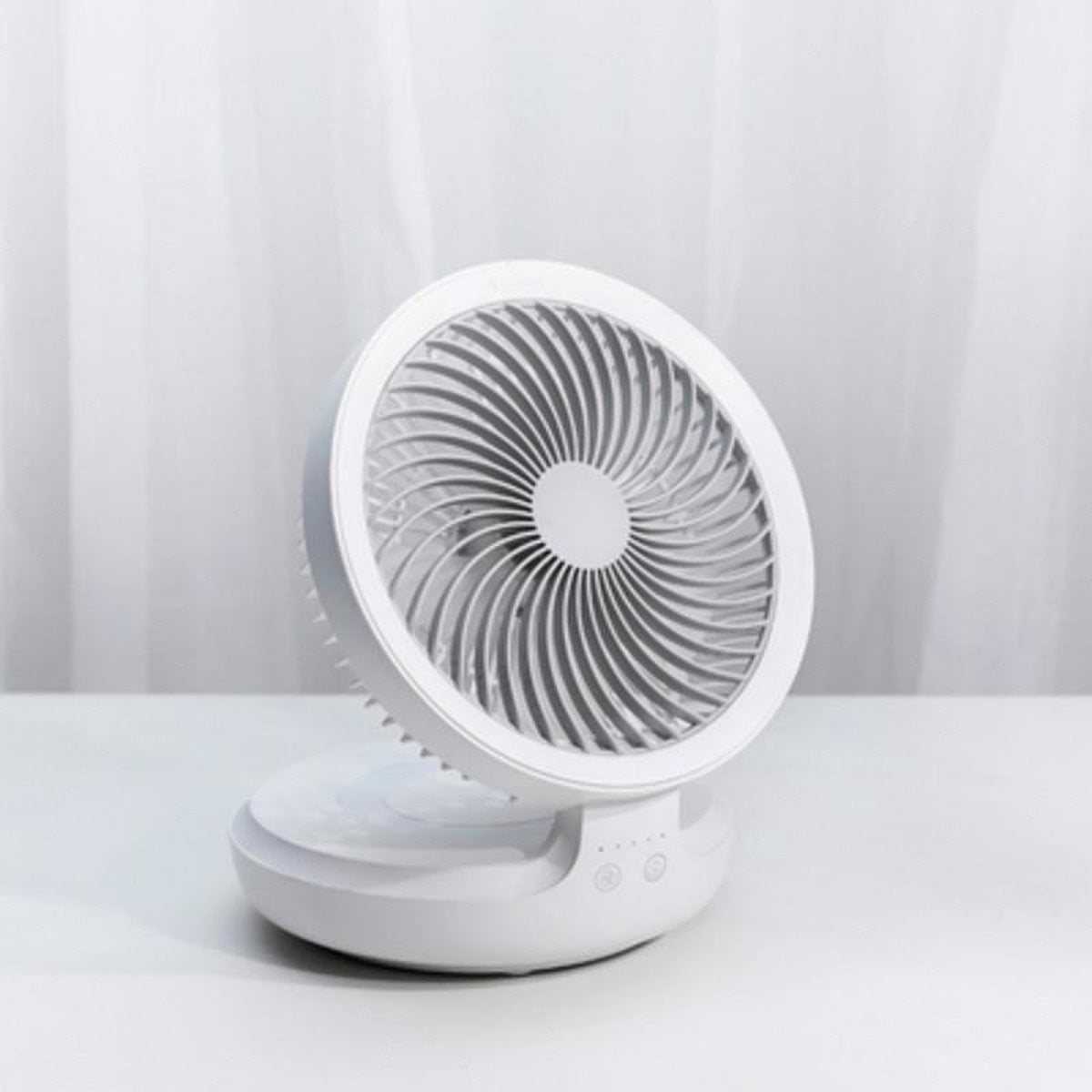 Luchtvering Cyclus Comfortventilator USB Opladen Creatief opvouwen Dempen Kleine desktopventilator