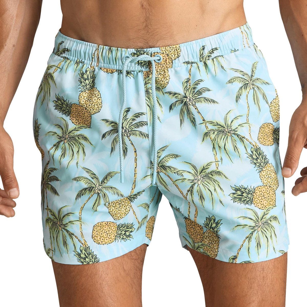 Björn Borg Loose Shorts Sylvester Tropicana Baltic Sea - heren zwemshort maat XL