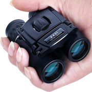 Rhodim - Opvouwbare Verrekijker - voor Volwassen & Kinderen - Compact - met Draagtas & Reinigingsdoekje - Lang Bereik - voor Sport - Camping - Jagen - 8 X 21 - 1000M - Zwart