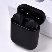 i12 TWS Volledig Draadloze Oordopjes Bluetooth Oortjes Draadloos Met Oplaadcase 2020 -Universeel - Mat zwart