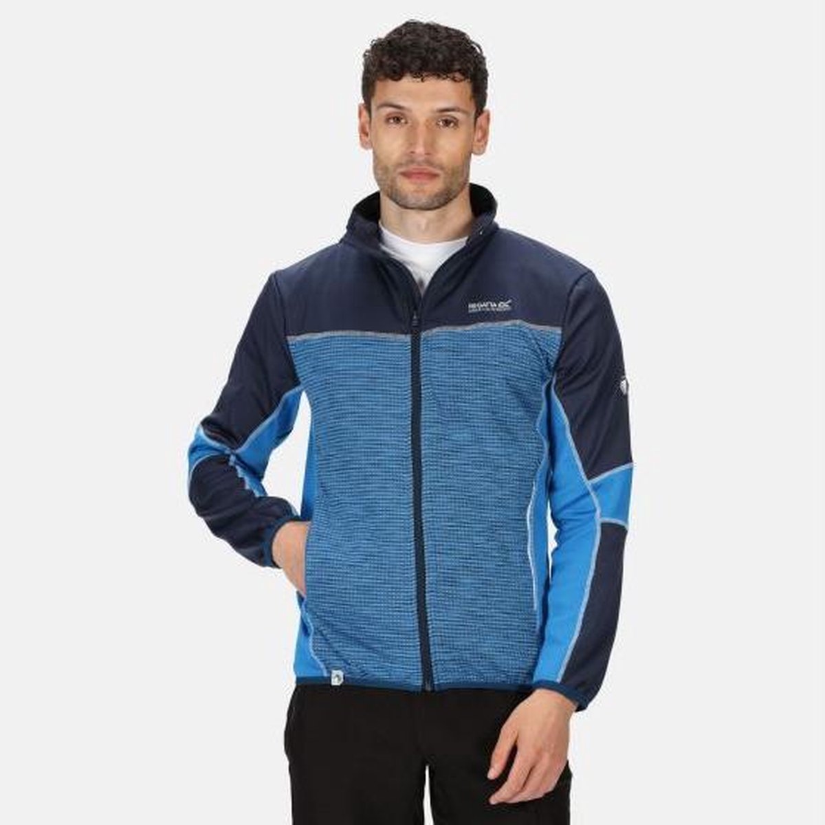 Yare III softshell stretch tussenlaag met rits over de volle lengte van Regatta voor Heren