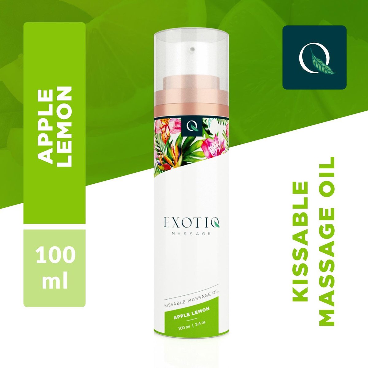 Exotiq Massageolie Sweet & Fruity - Apple Lemon - 100 ml