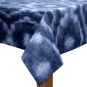 MixMamas Tafelkleed Gecoat - 140 x 250 cm - Tie Dye Indigo Blauw