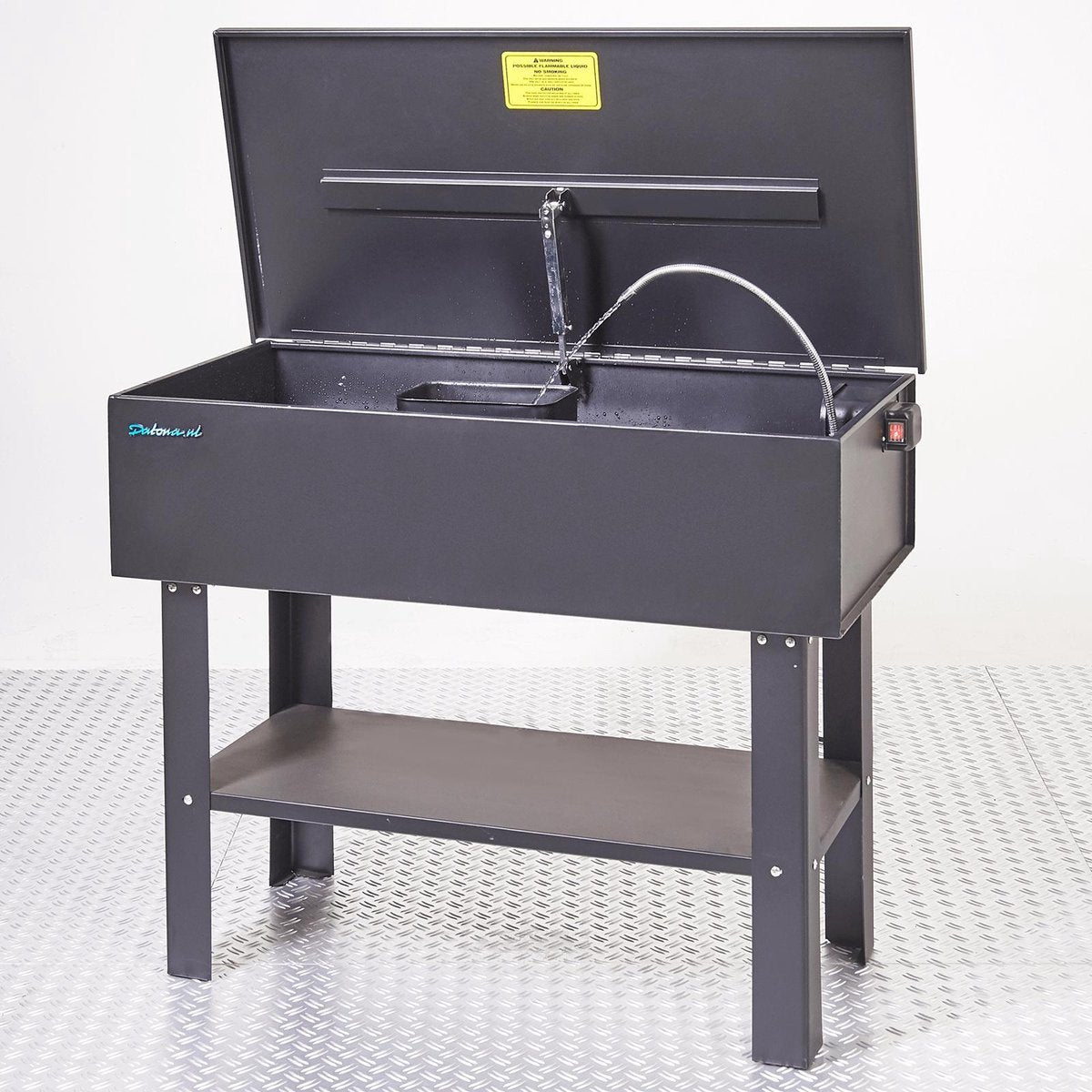Datona® Ontvetterbak - 176 liter - Zwart