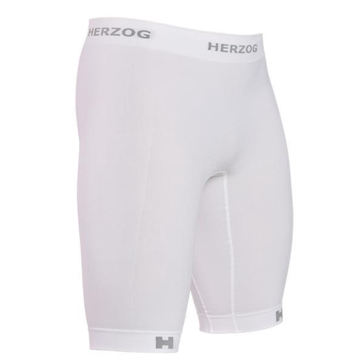 Herzog Pro Compressie Short Wit-Maat 2