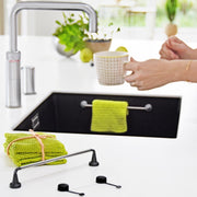 Magnelly vaatdoekhouder -  Gootsteenorganiser - Magnetisch - RVS