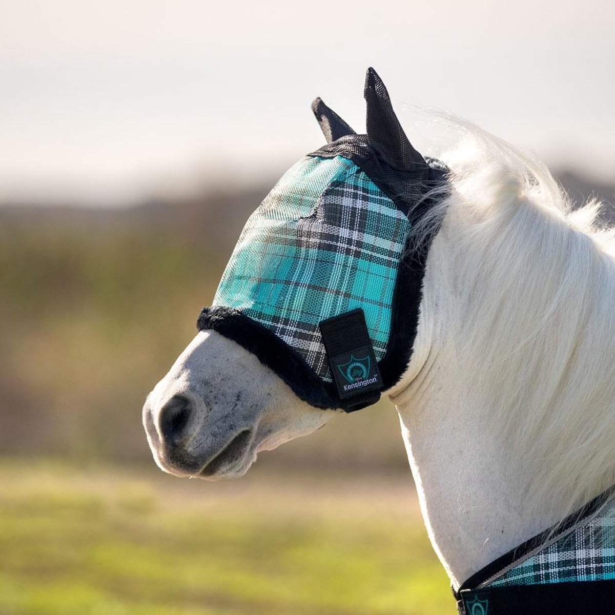 Kensington Vliegenmasker II met Oren Black Ice Pony