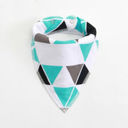 JillyBee - Slab - Slabbetje - Slabber - Bandana - Driehoek - Groen - Grijs - Wit - Zwart