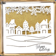 10 Luxe kerstkaarten 3D met enveloppen|Kerstkaart - Kerstkaart met envelop - Wenskaart - Kerstcadeau- kerstboom - Algemene kaart – Feest - Set van 10 stuks