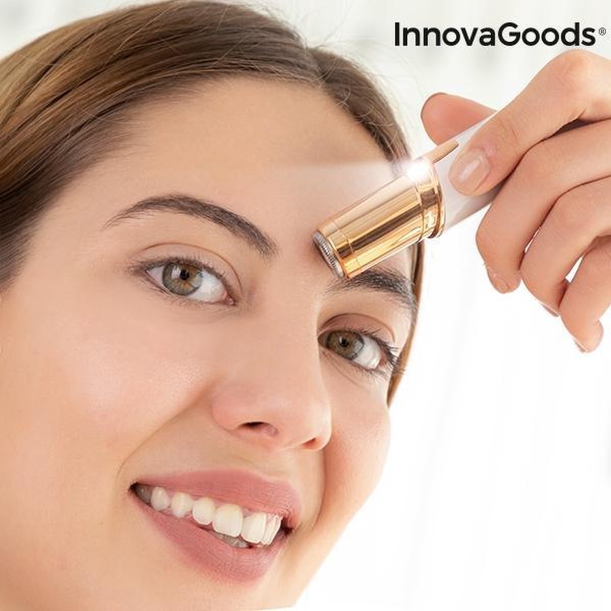 Elektrische epilator wenkbrauw inclusief ledlicht - Gezichtsepilator - Epilator - Epileerapparaat - Epilator gezicht - Epilady - Epileerapparaat dames - Wenkbrauwtrimmer - Wenkbrauw epilator - Wenkbrauw - Epileer - Epileren - Trimmer