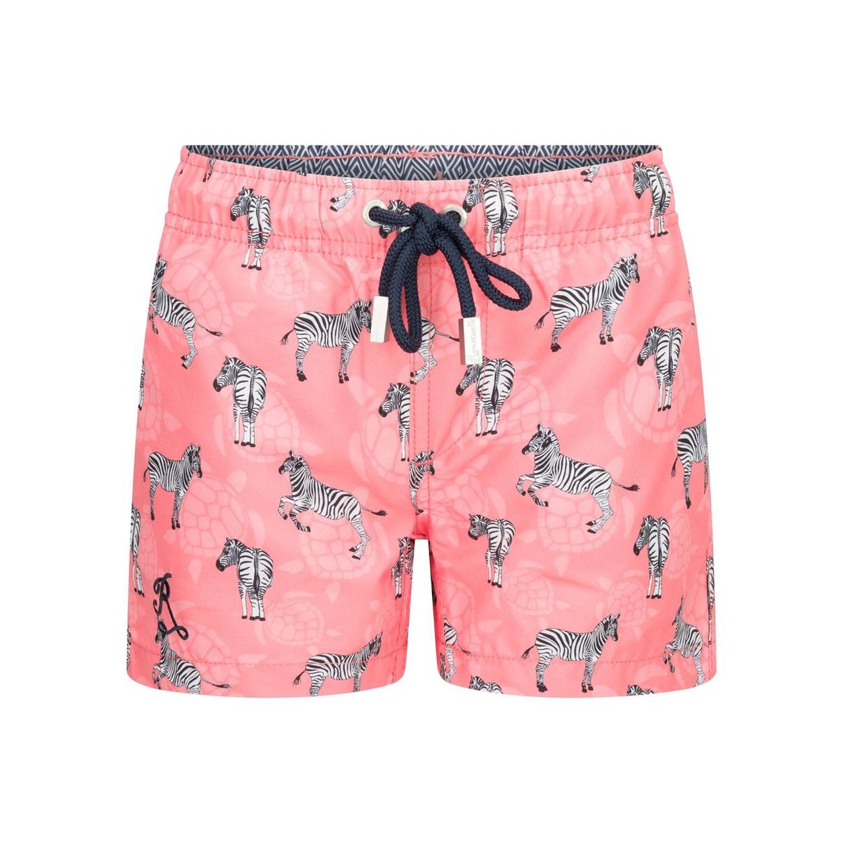 Ramatuelle Zwembroek Jongens - Zebra  - Maat 164 - Kleur  Rood / Red
