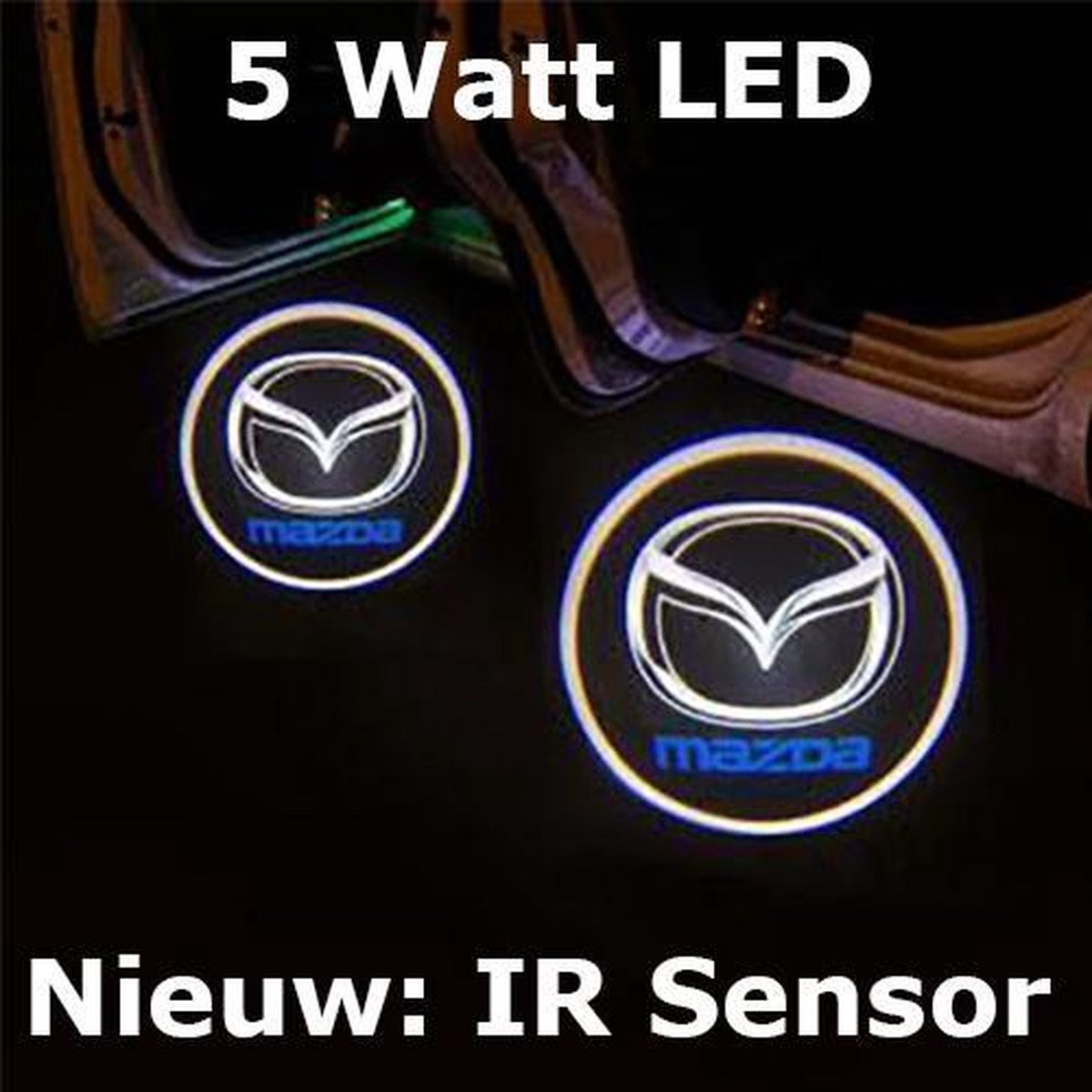 Auto Logo Projector Mazda - IR Sensor - 2 stuks