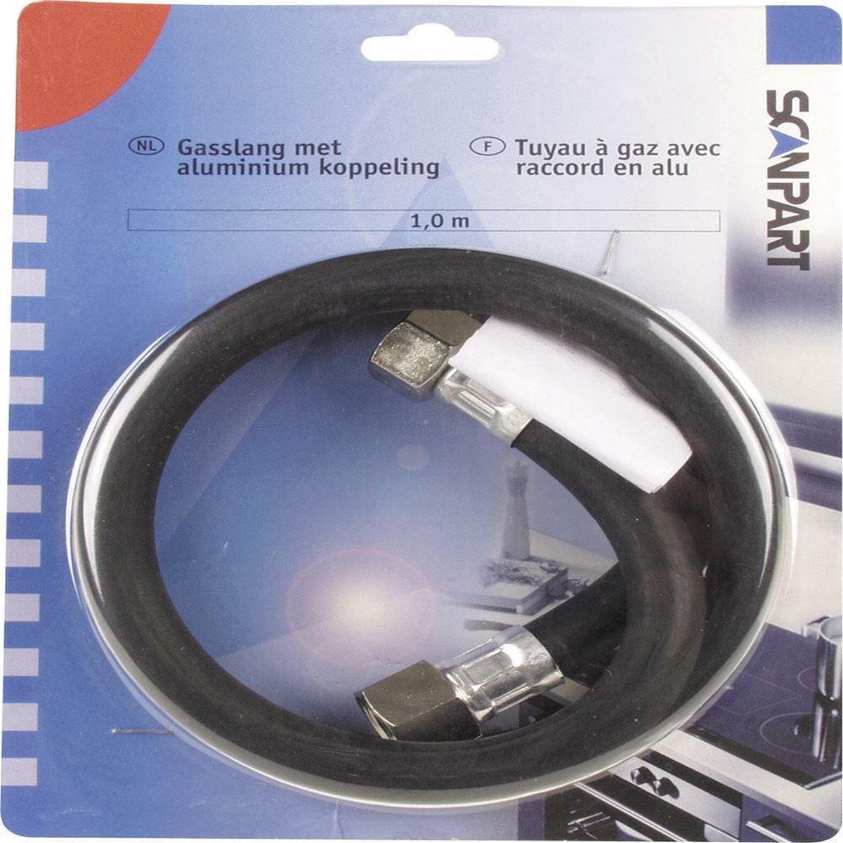 SCANPART 5400650001696 ovenonderdeel & -accessoire Gasslang Zwart
