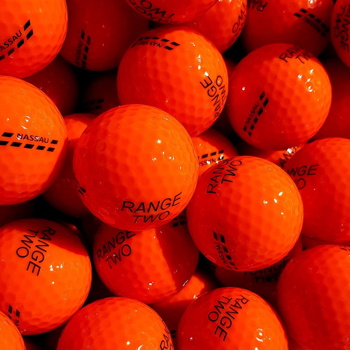Nassau - Range Two - Orange - 300 stuks - 2-piece golfballen