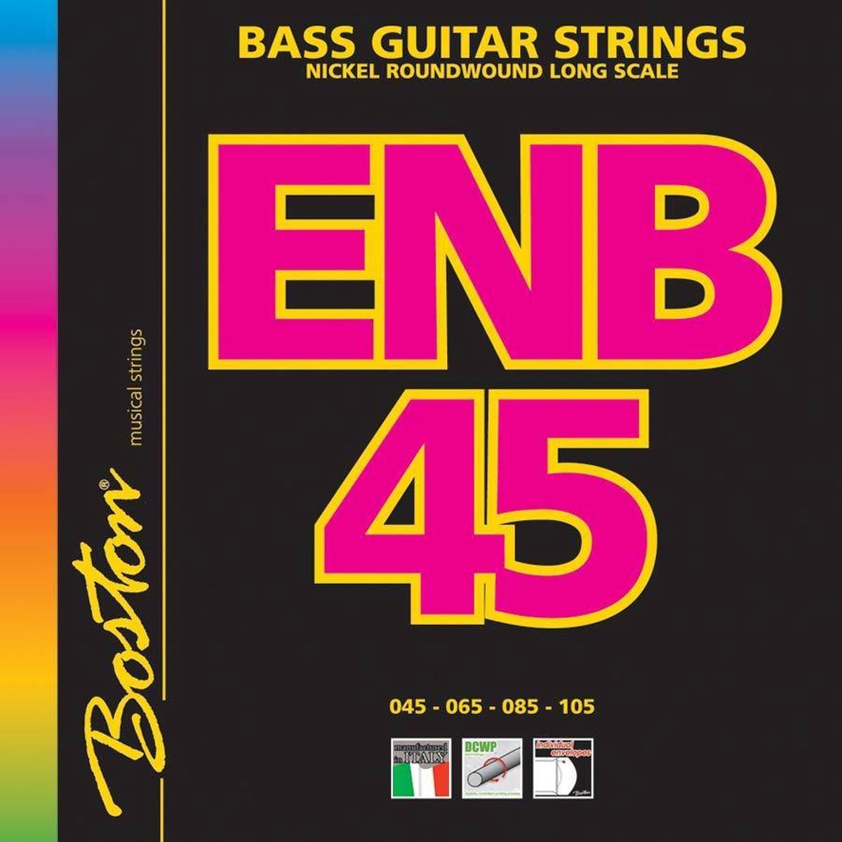 Snarenset basgitaar Boston ENB-45 nickel roundwound Medium