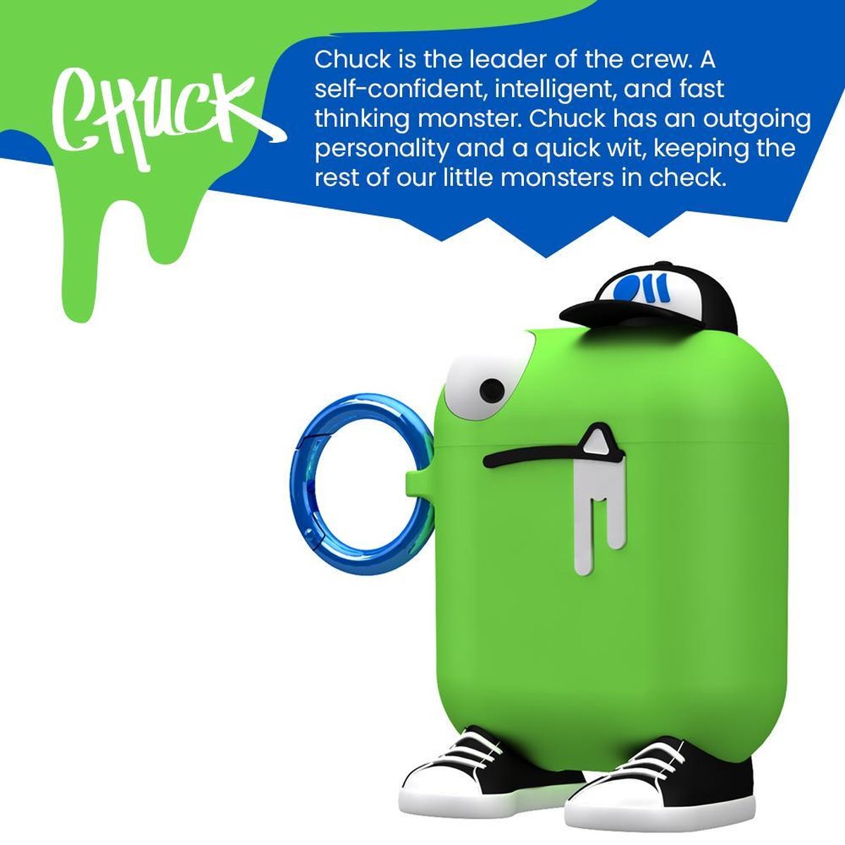 Case-Mate CreaturePods voor AirPods - Chuck