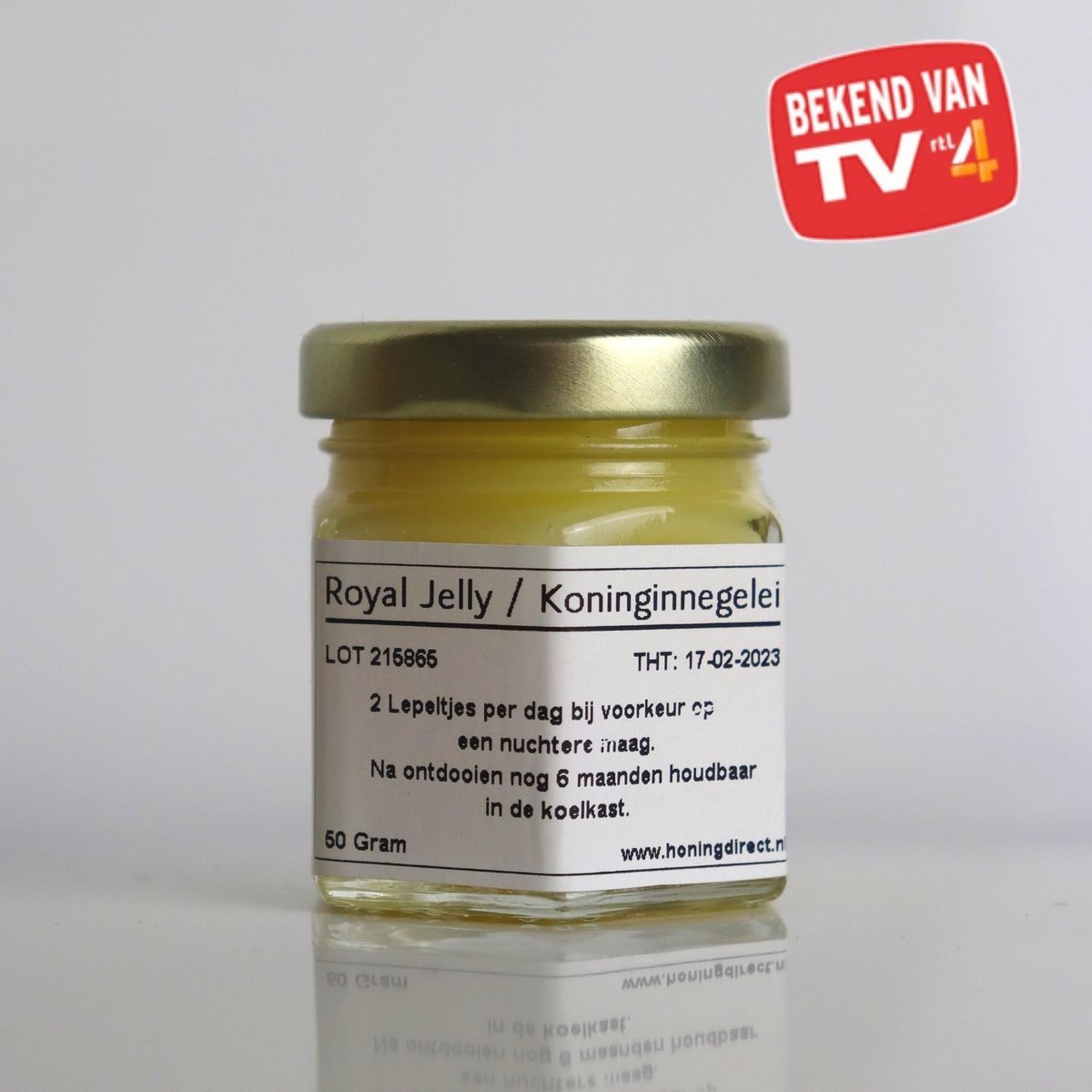 Royal Jelly Puur in potje | Pure Koninginnegelei | Direct van de imker | 50GRAM