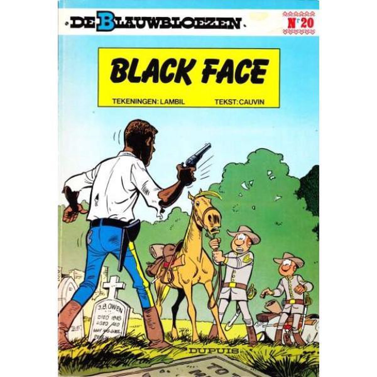 Stripboeken De Blauwbloezen - Black Face 20