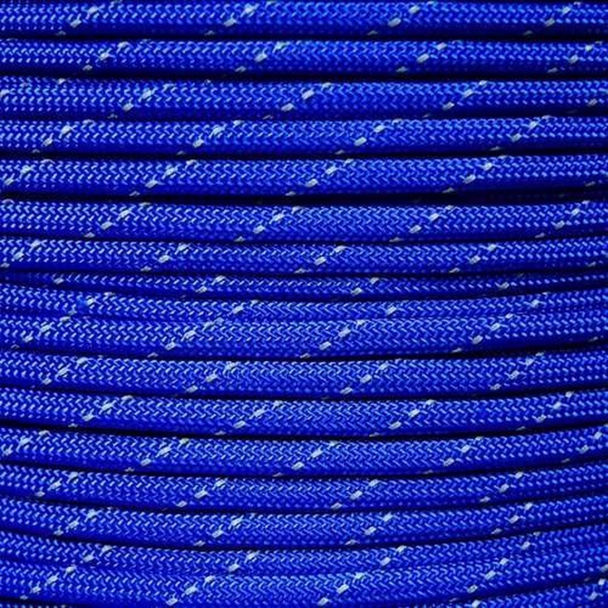 Paracord Blauw Reflecterend 550 - Type 3 - 15 meter #53