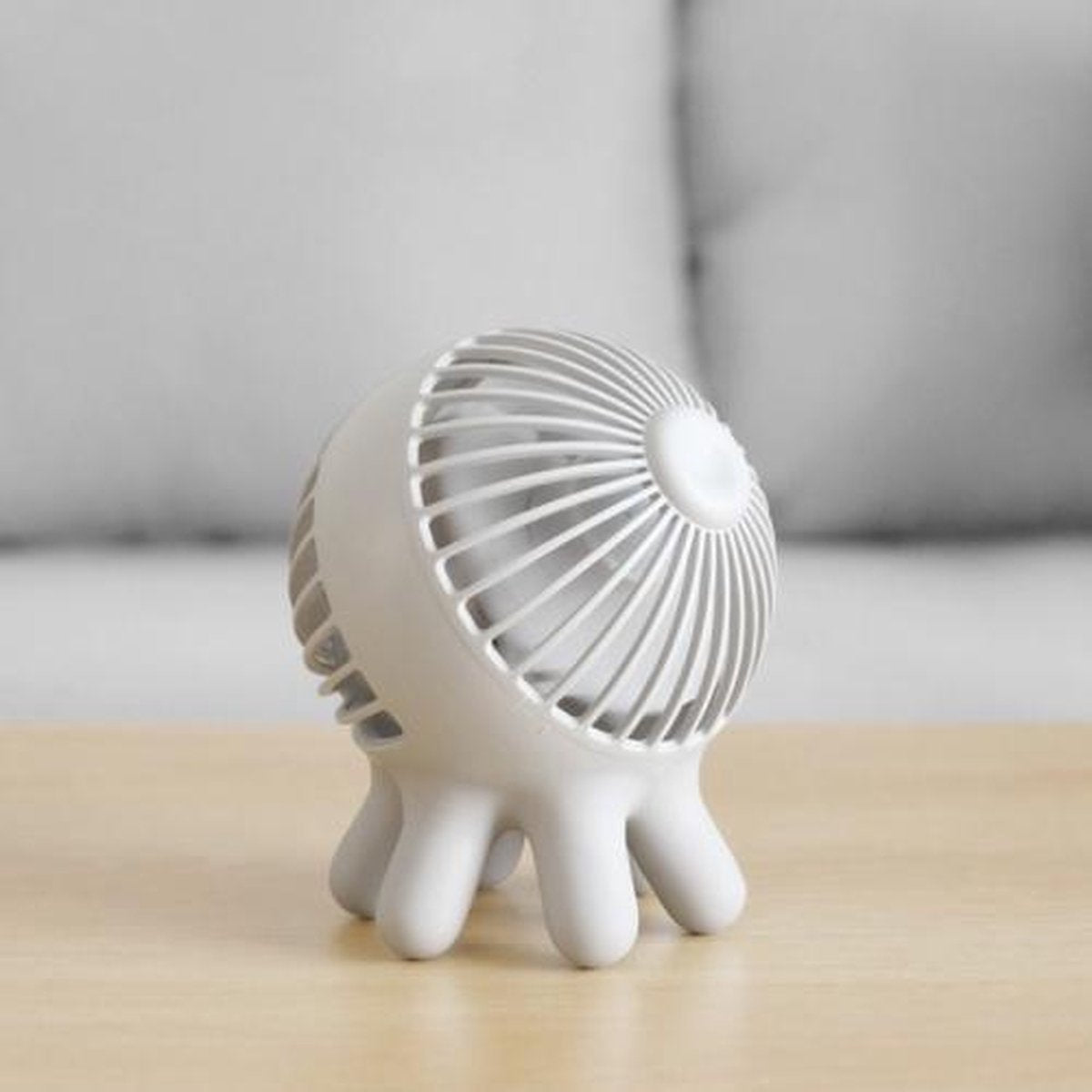 Creatieve Octopus desktopventilator Mini draagbare USB-oplaadventilator Dempen desktopventilator