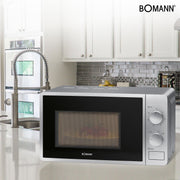 Bomann MW 6014 CB Aanrecht Solo-magnetron 20 l 700 W Zilver