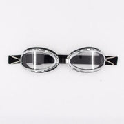 Chrome speedster motorbril helder glas