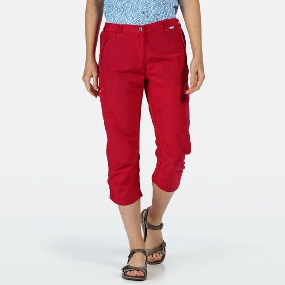 Regatta - Women's Chaska II Capri Walking Trousers - Outdoorbroek - Vrouwen - Maat 36 - Roze