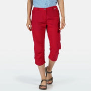 Regatta - Women's Chaska II Capri Walking Trousers - Outdoorbroek - Vrouwen - Maat 36 - Roze