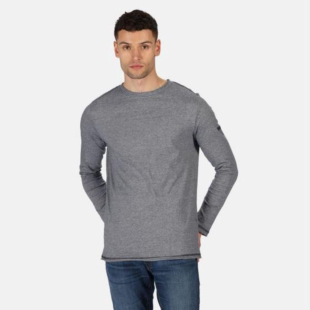 Regatta - Men's Karter II Coolweave Lightweight Sweatshirt - Outdoortrui - Mannen - Maat M - Blauw