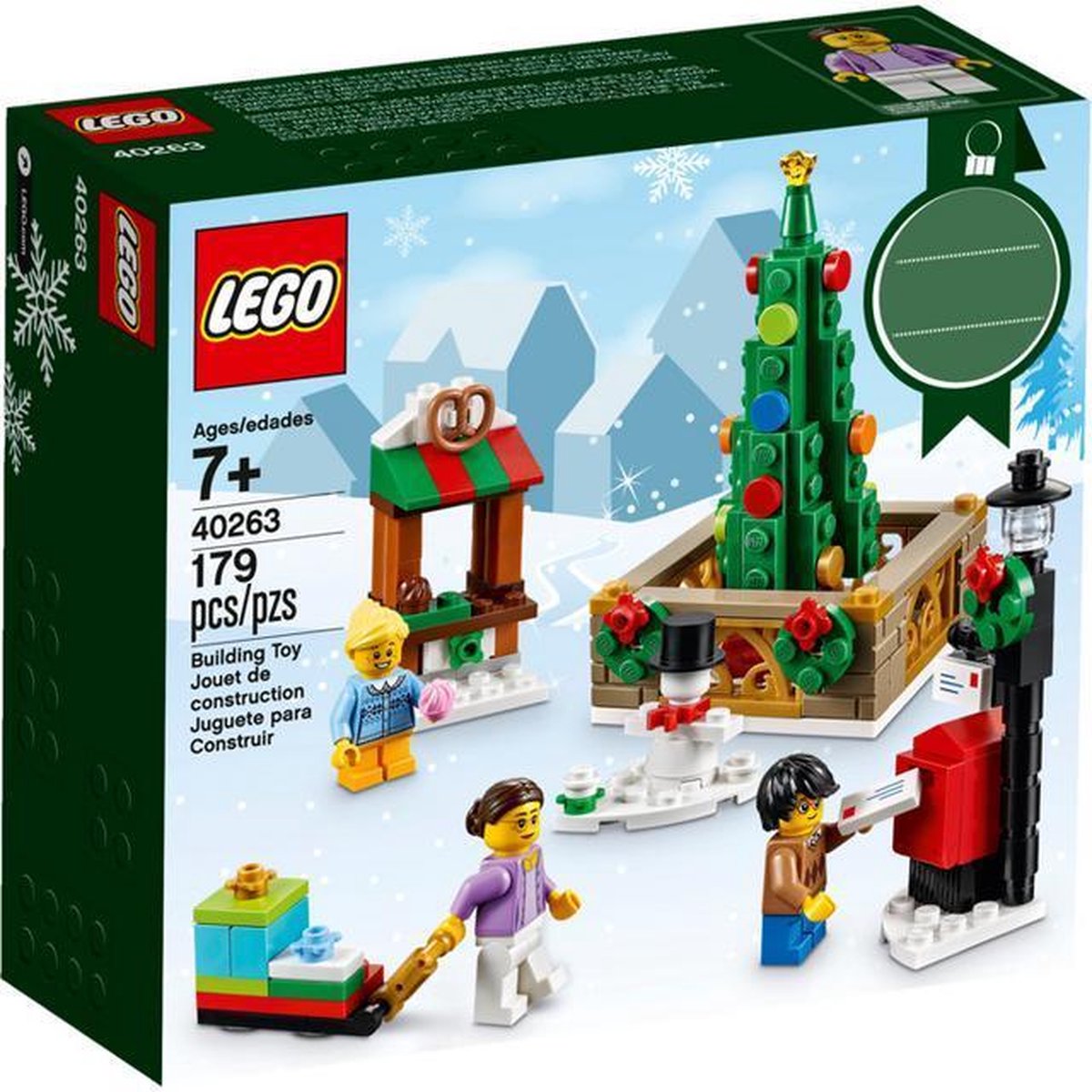 Kerst LEGO Dorpsplein - 40263