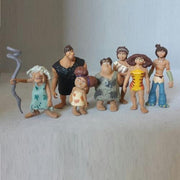 Croods de Prehistorische Dreamworks familie speelset (7cm)