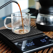 TBG Draagbare Elektronische Digitale Koffieweegschaal Met Timer Hoge Precisie LED Display Huishoudelijke Gewichtsbalans Meetinstrumenten 3 KG