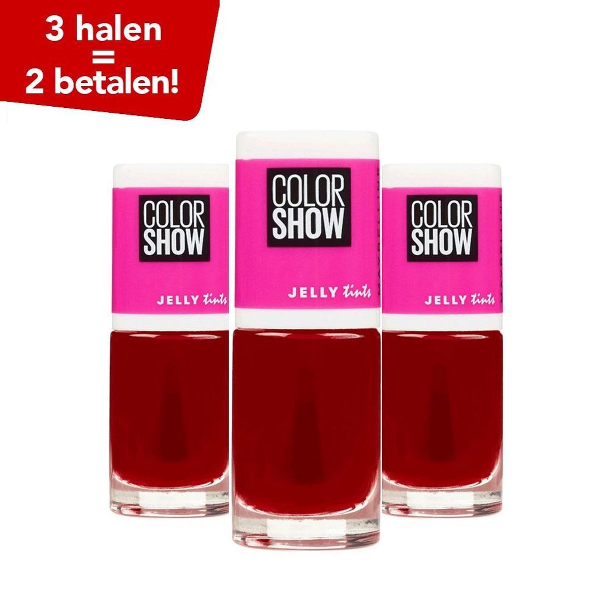 Maybelline Color Show Nagellak - 458 Fuchsianista - 3 Halen = 2 Betalen!