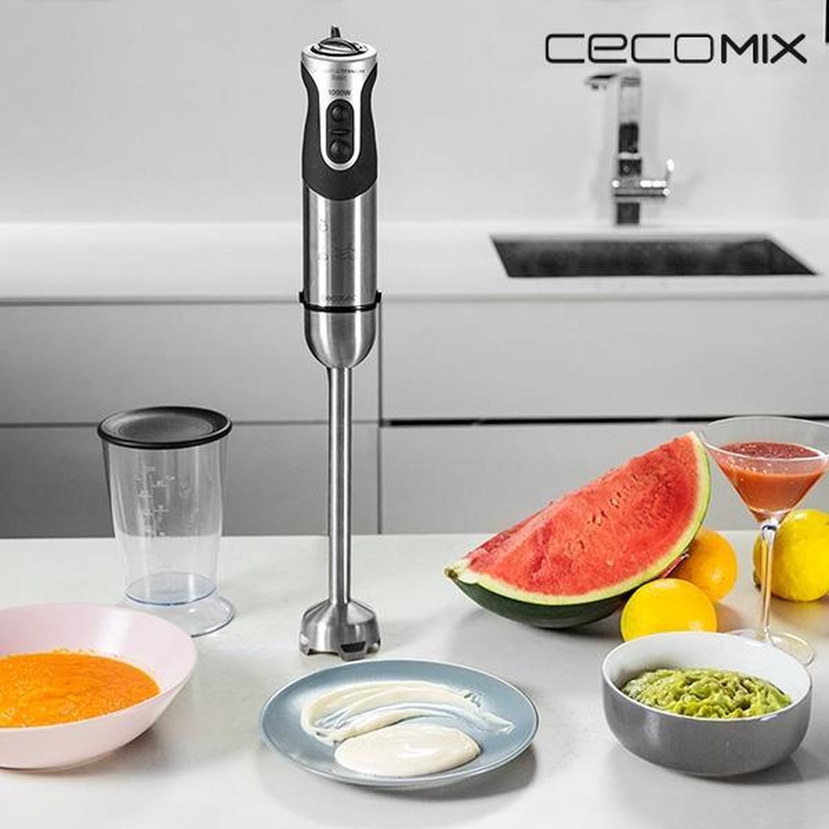 Cecotec Titanium 4061 - Staafmixer - 1000W