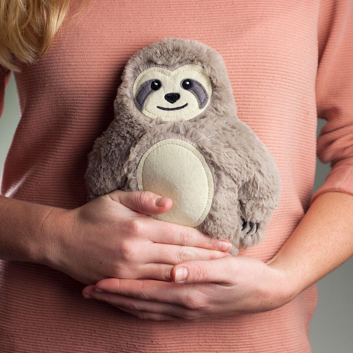 Bitten Warmtekussen Knuffel - Luiaard lavendel - tarwe - magnetron