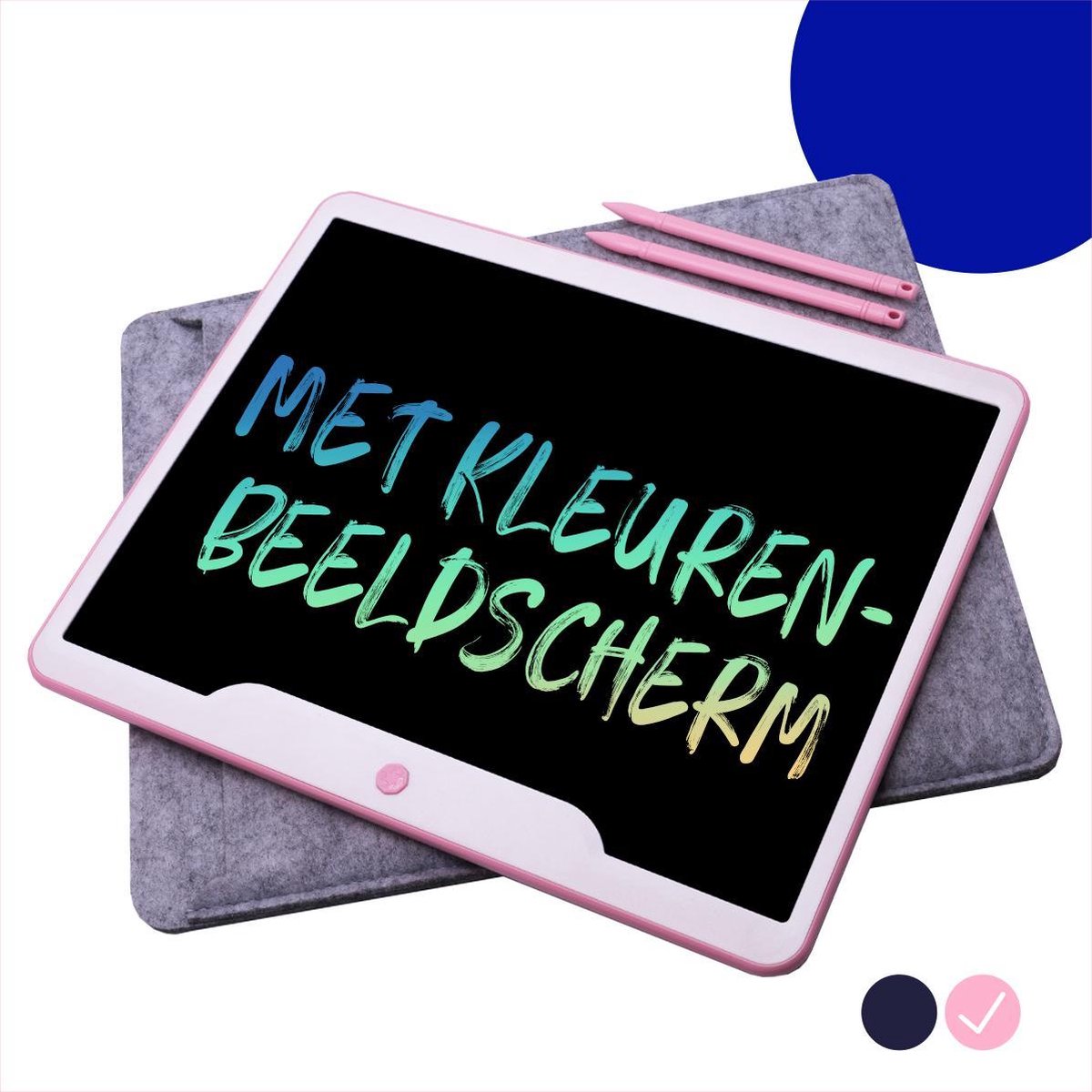 Must-Have for Kids® | LCD Tekentablet "Roze" 15 inch - Kleurenscherm - Kids Tablet - Speelgoed Meisjes & Jongens