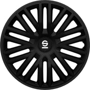 Sparco Wieldoppen Bergamo 16 Inch Abs Zwart 4 Stuks