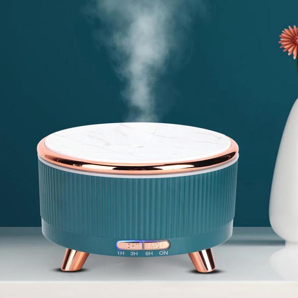 600Ml Ultrasone Luchtbevochtiger | Aroma Diffuser | Essentiële Olie Diffuser |  Usb Fogger | Mist Maker