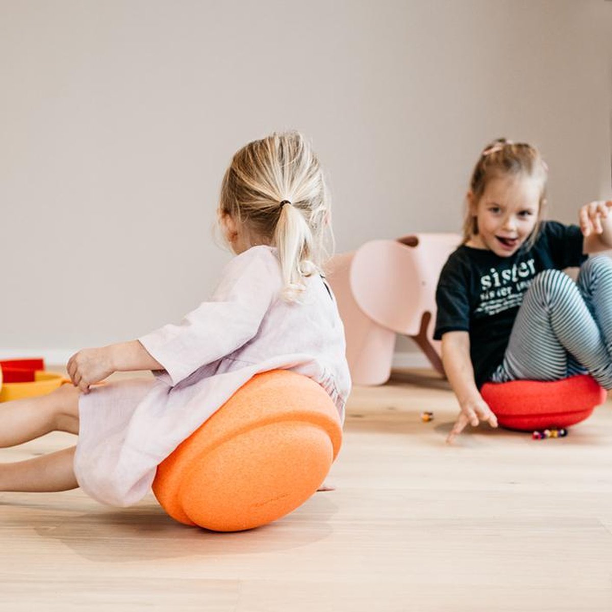 Stapelstein stenen Rainbow - Set van 6