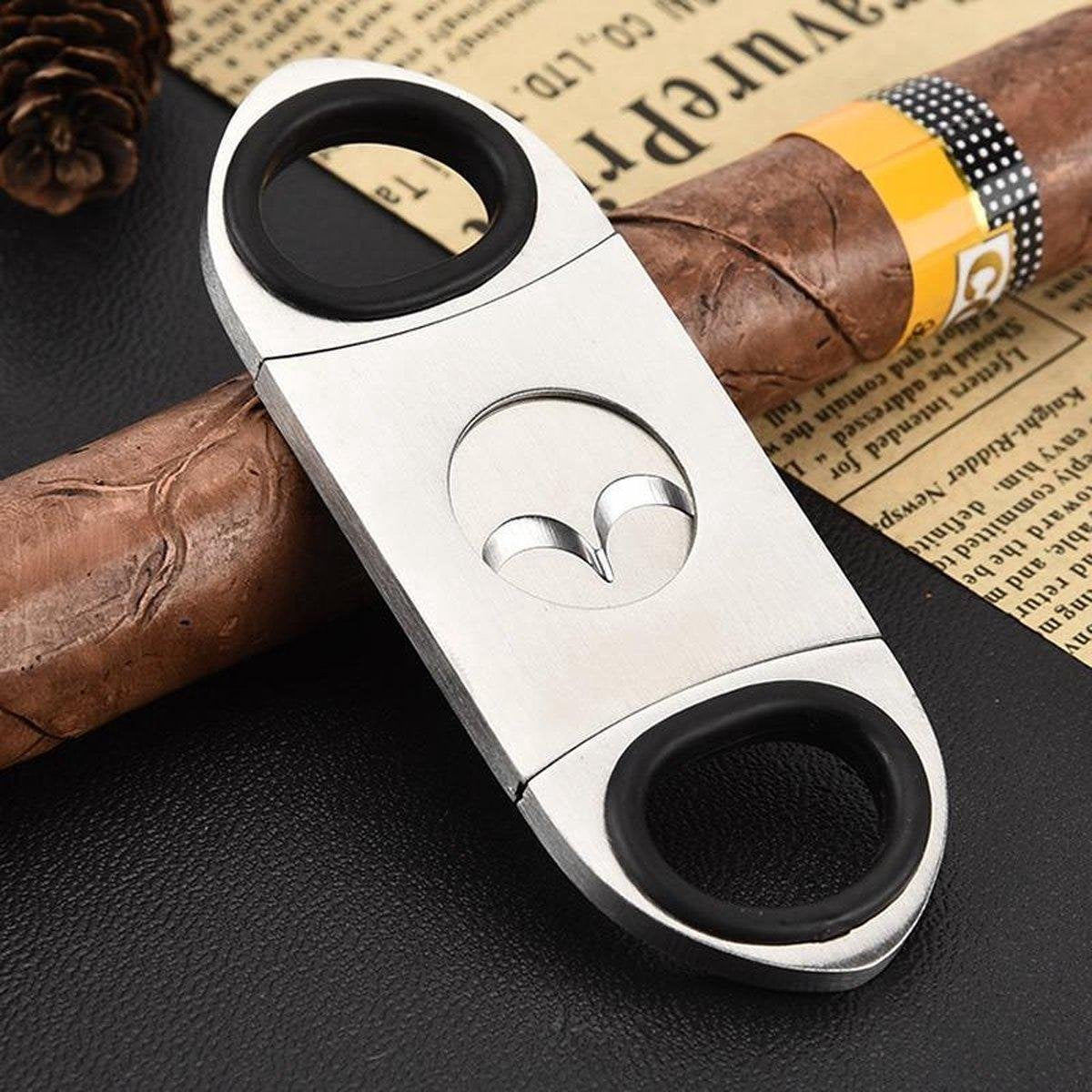 Winkrs | Luxe Sigaarknipper van RVS - Sigaren knipper