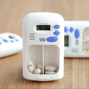 Compacte pillendoos met alarm van Versteeg® - Pillendoosje - Pocket pillendoosje - Pillendoosje voor onderweg