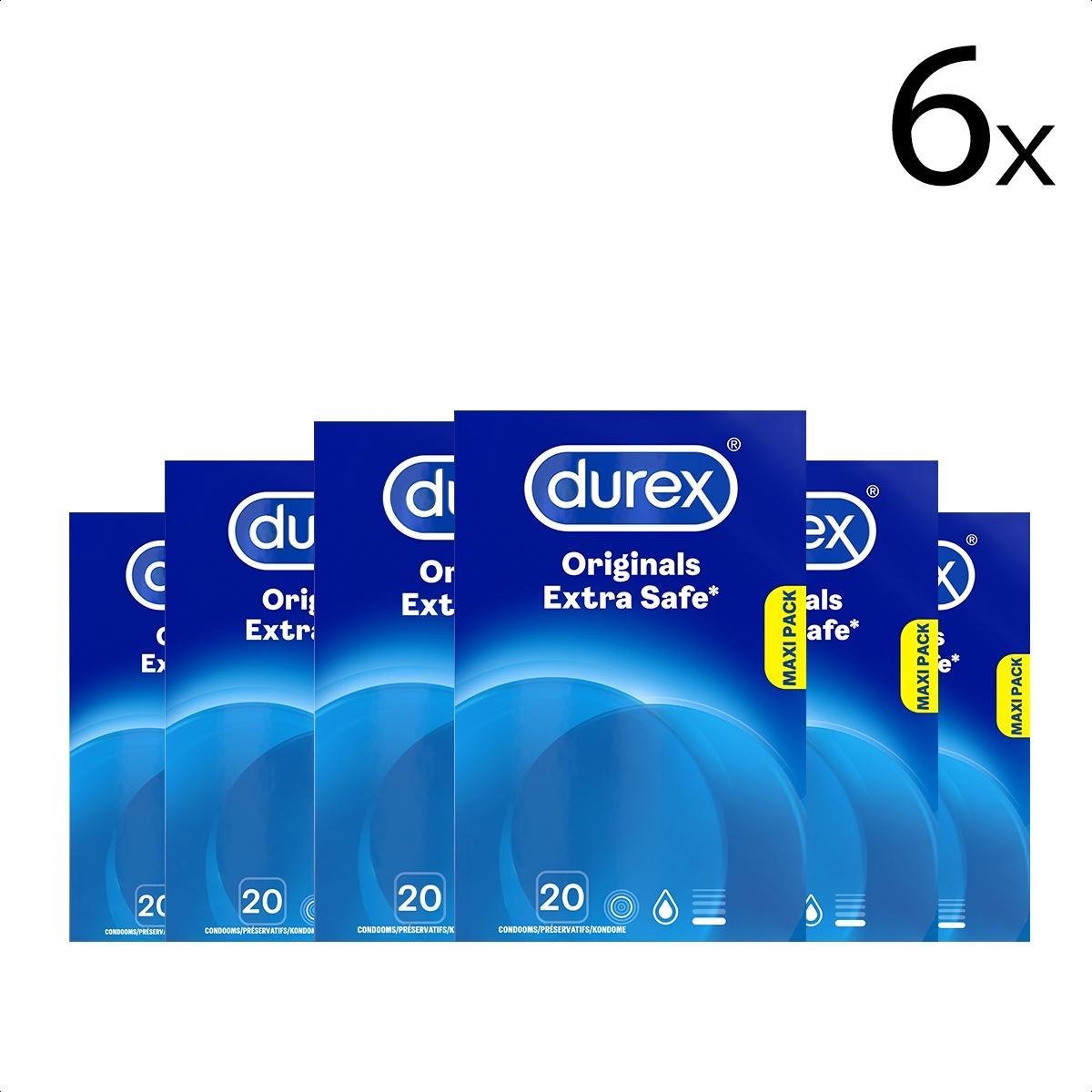 Durex Condooms Extra Safe - 6 x 20 stuks
