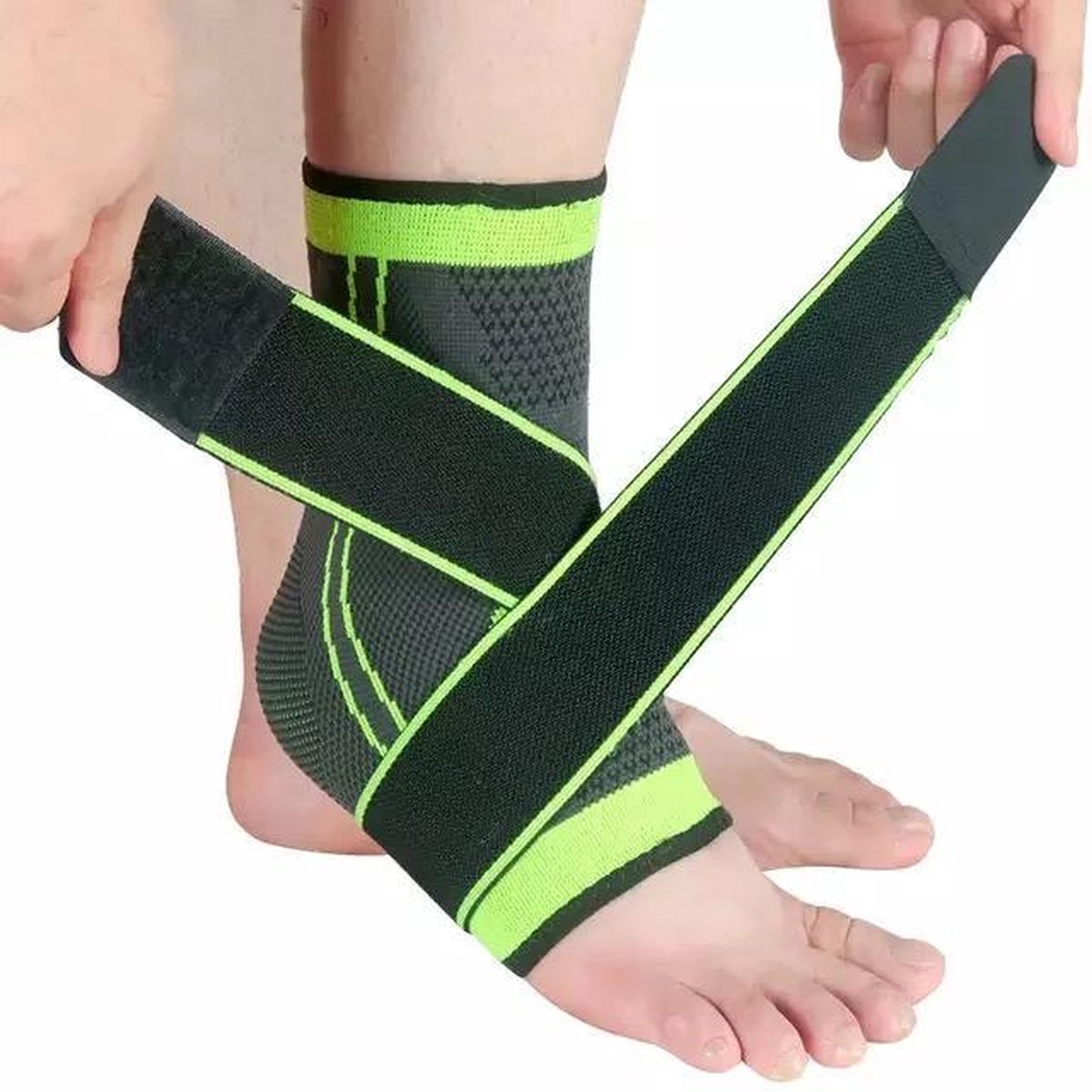 Verstelbaar Enkelbrace Voor Ondersteuning En Het Voorkomen Van Blessures – Enkelbandage -Comfortabel Bij Alle Sporten - - Enkelband-One Size