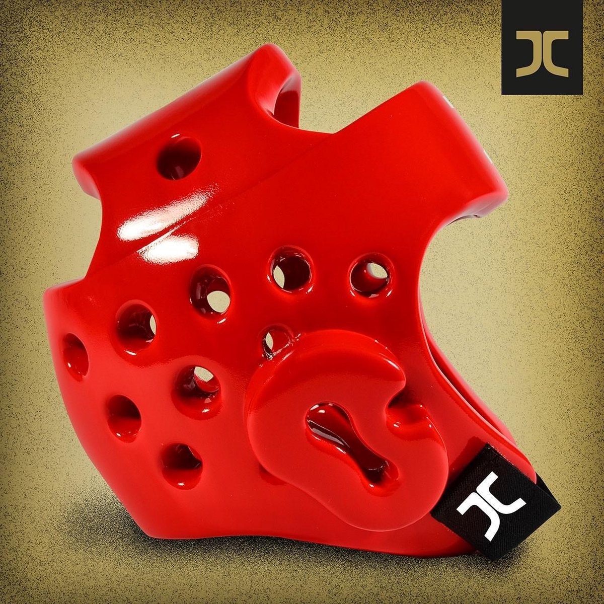 Taekwondo-Hoofdbeschermer Jc-Club Wt Rood Maat Xl